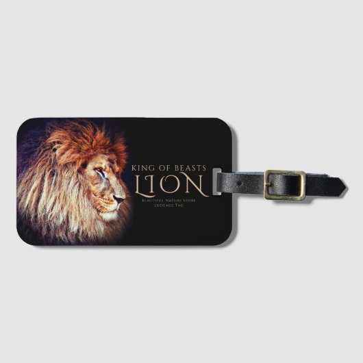 Lion [Luggage Tag] Bagagelabel (Voorkant (horizontaal))