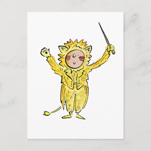 Lion Maestro Briefkaart (Voorkant)