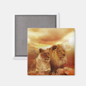 Lion Magneet (Voorkant / Achterkant)