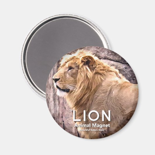 Lion Magneet (Voorkant / Achterkant)
