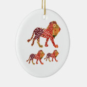 LION - Majestic KING van dieren Keramisch Ornament (Rechts)