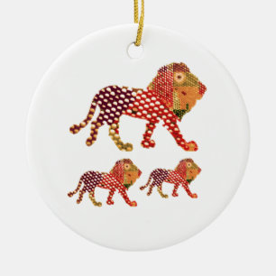 LION - Majestic KING van dieren Keramisch Ornament