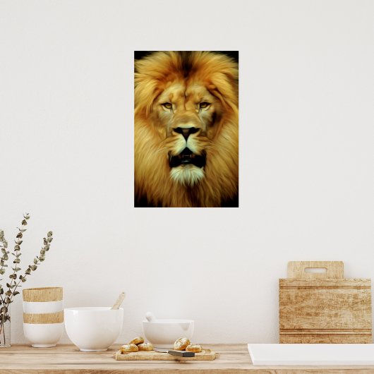 Lion Majesty Poster (Keuken)
