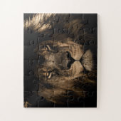 LION MALE LION FOTOGRAPHY JIGSAW PUZZLE LEGPUZZEL (Verticaal)