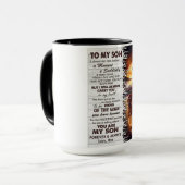 Lion mama aan mijn zoon Ik sloot mijn ogen. Mok (Voorkant links)