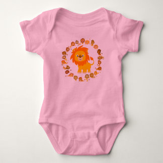 Lion Mandala Baby Romper