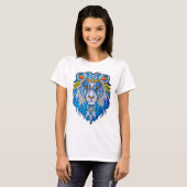 Lion Mandala T Shirt (Voorkant volledig)