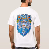 Lion Mandala T Shirt (Achterkant)