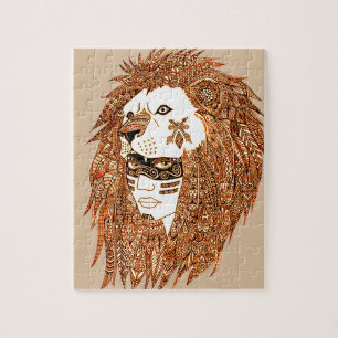 Lion Mask Legpuzzel