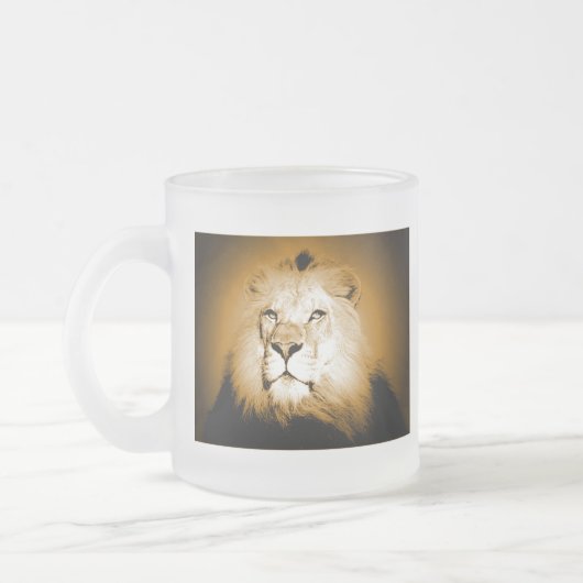 Lion Matglas Koffiemok (Links)