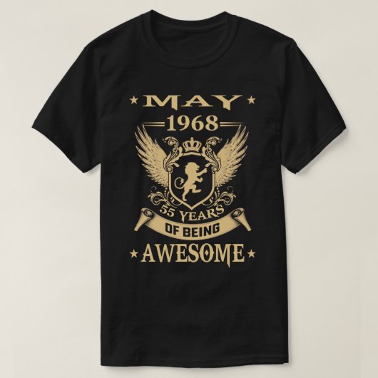 Lion May 1968 Limited Edition 55 Years of Be AW T-shirt (Design voorkant)