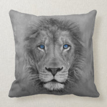 Lion met blauwe ogen Unieke ontwerppiloot