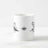 Lion met blikbouten { Black 1} Koffiemok (Center)