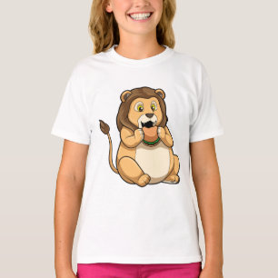 Lion met Burger T-shirt
