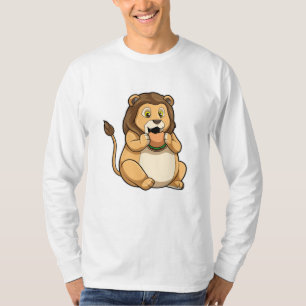 Lion met Burger T-shirt