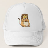 Lion met Burger Trucker Pet (Voorkant)