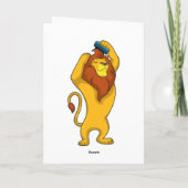 Lion met Comb Kaart (Achterkant)