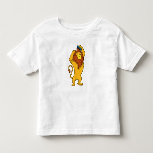 Lion met Comb Kinder Shirts (Voorkant)