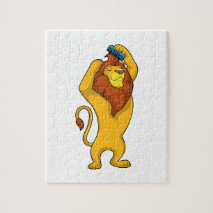 Lion met Comb Legpuzzel
