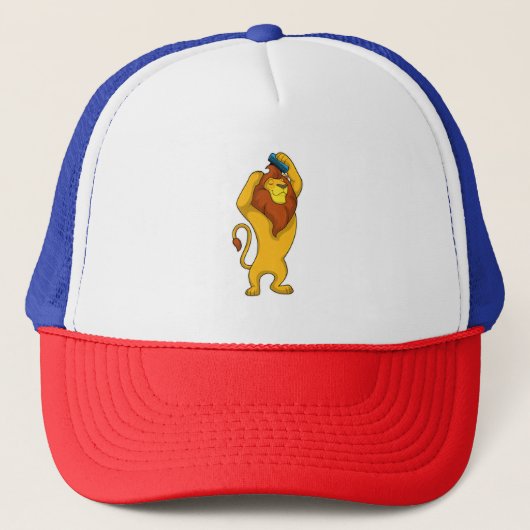 Lion met Comb Trucker Pet (Voorkant)