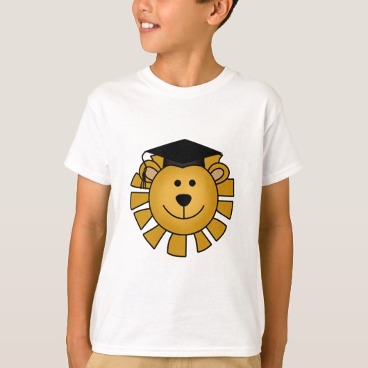 Lion met gediplomeerde kap, T-shirts en cadeaus (Voorkant)