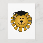 Lion met gediplomeerde kap, T-shirts en cadeaus Aankondigingskaart (Voorkant)