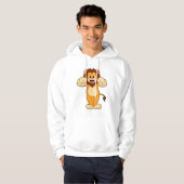 Lion met grote wetten hoodie (Voorkant volledig)