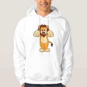 Lion met grote wetten hoodie
