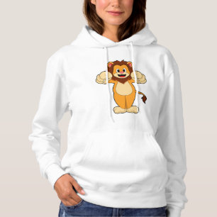 Lion met grote wetten hoodie