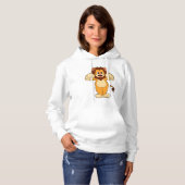 Lion met grote wetten hoodie (Voorkant volledig)