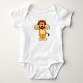 Lion met grote wetten romper (Voorkant)