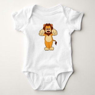 Lion met grote wetten romper