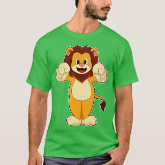 Lion met grote wetten t-shirt
