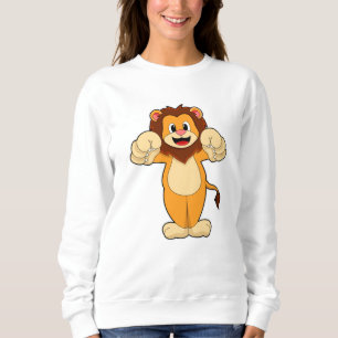 Lion met grote wetten trui