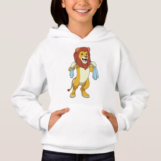 Lion met handdoek voor douwer (Voorkant)