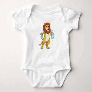 Lion met handdoek voor douwer romper
