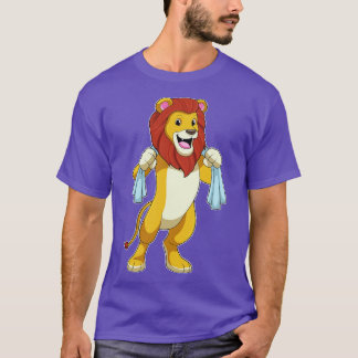 Lion met handdoek voor douwer t-shirt