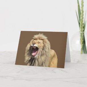 Lion met hoge spanning kaart