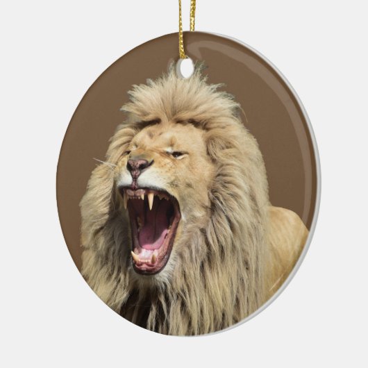 Lion met hoge spanning keramisch ornament (Links)