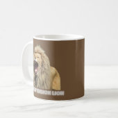 Lion met hoge spanning koffiemok (Voorkant links)