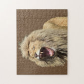 Lion met hoge spanning legpuzzel (Verticaal)