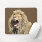Lion met hoge spanning muismat (Met muis)