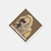 Lion met hoge spanning servet (Hoek)