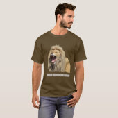 Lion met hoge spanning t-shirt (Voorkant volledig)
