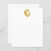 Lion met kroon - Gold Style 1 (Voorkant / Achterkant)