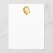 Lion met kroon - Gold Style 1 (Voorkant)