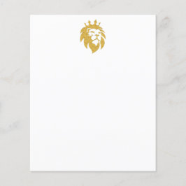 Lion met kroon - Gold Style 1
