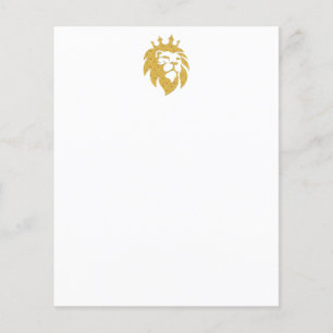 Lion met kroon - Gold Style 1