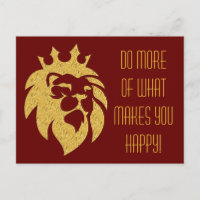 Lion met kroon - Gold Style 1