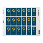 Lion met kroon - Gold Style 1 Etiket (Full Sheet)
